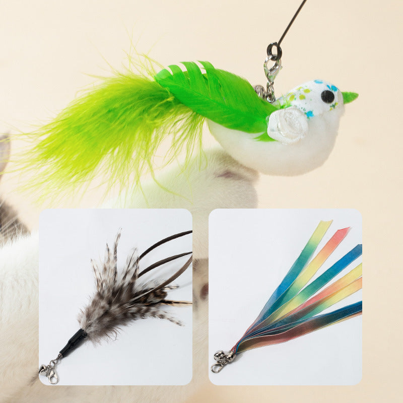 Funny Cat Stick Cat Relieves Boredom